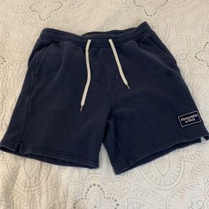 Navy blue Abercrombie and Fitch men’s shorts